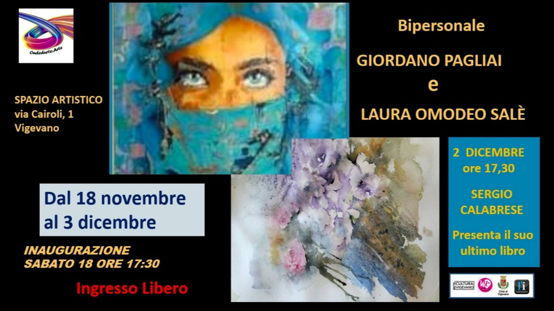 Bipersonale di Giordano Pagliai e Laura Omodeo Salè
