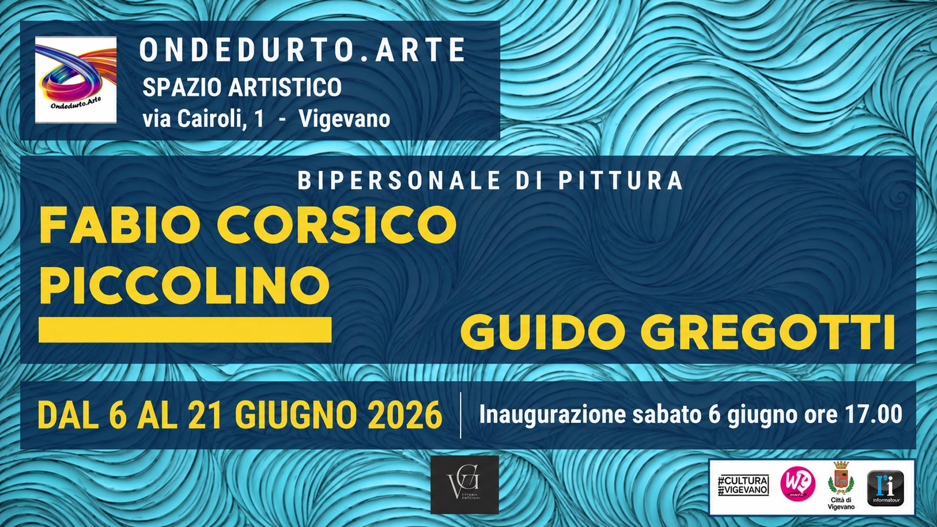 Bipersonale d'arte di FABIO CORSICO PICCOLINO e GUIDO GREGOTTI