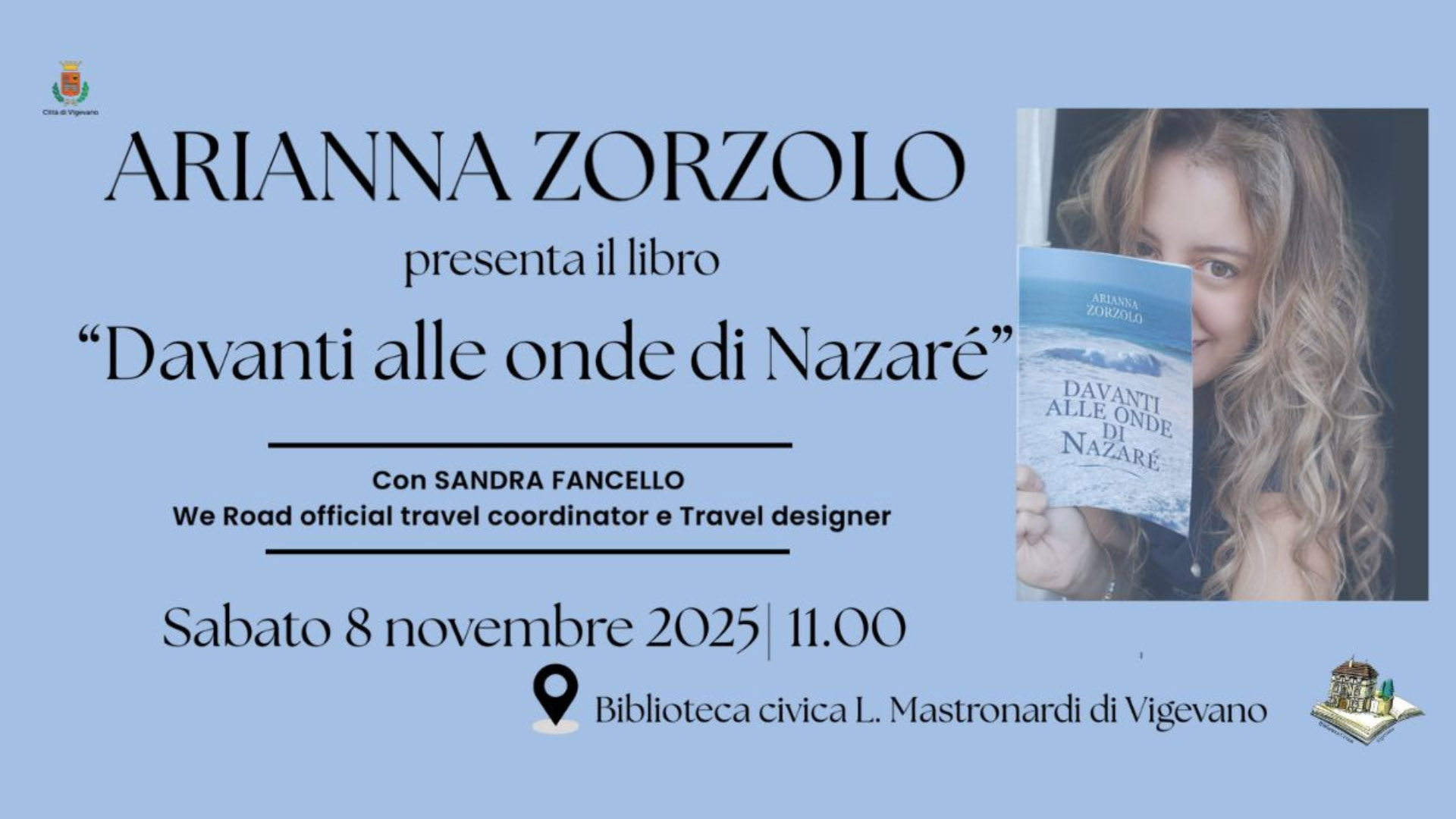 DAVANTI ALLE ONDE DI NAZARÉ: il nuovo libro di ARIANNA ZORZOLO