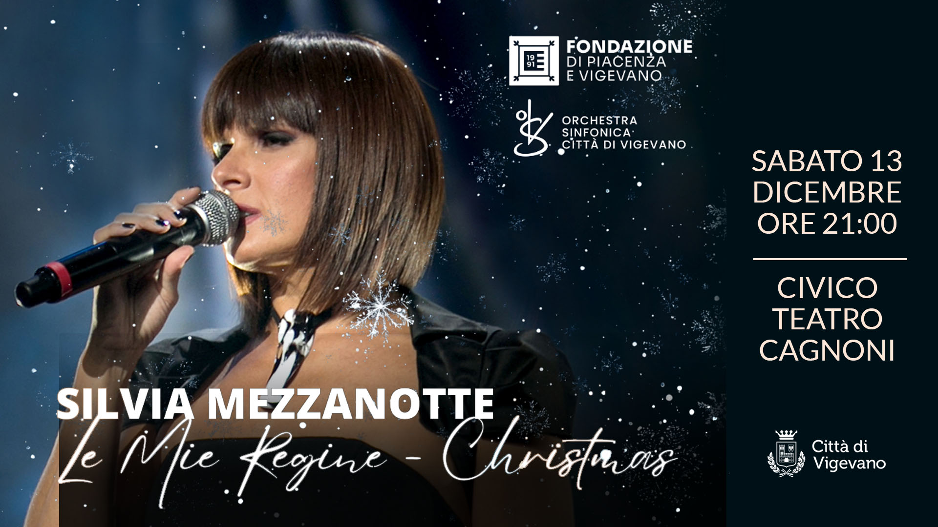 IL CONCERTO DEGLI AUGURI DELLA FONDAZIONE AL TEATRO CAGNONI CON SILVIA MEZZANOTTE