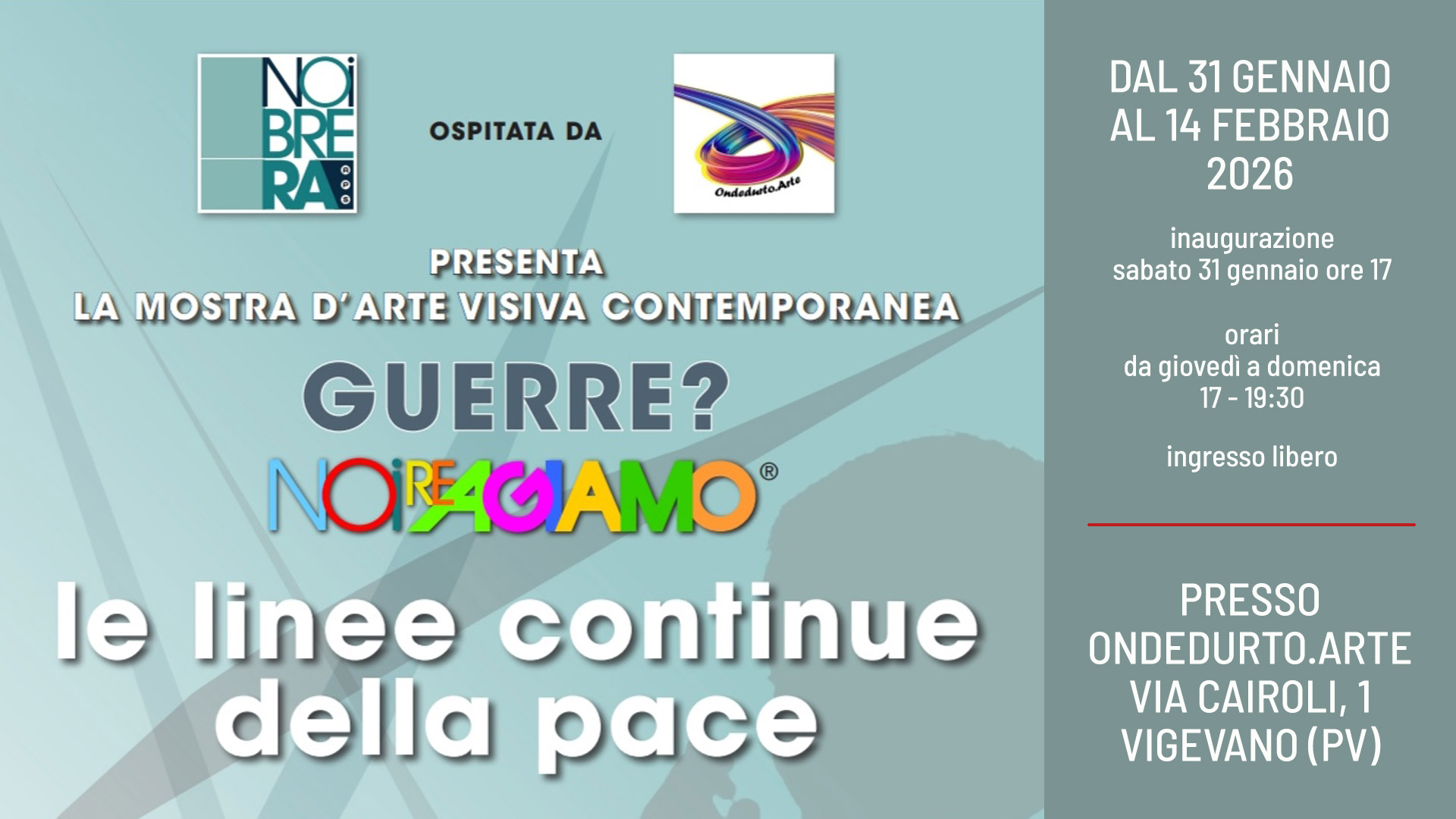 GUERRE? LE LINEE CONTINUE DELLA PACE