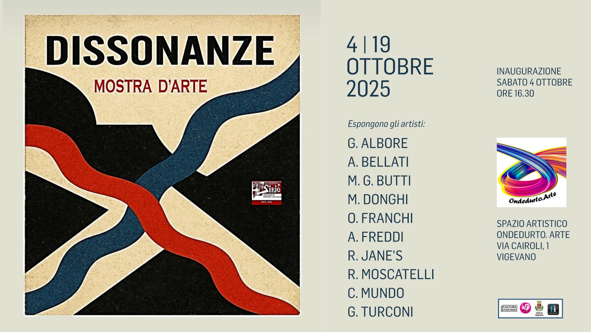 DISSONANZE - Mostra d'arte