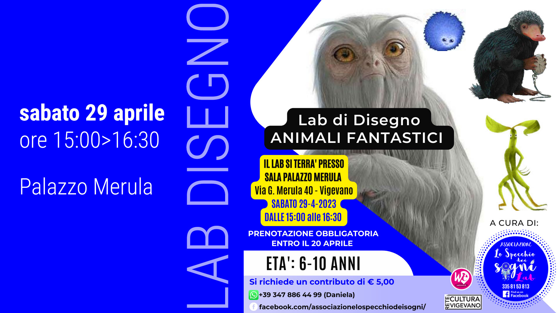 LAB Disegno ANIMALI FANTASTICI