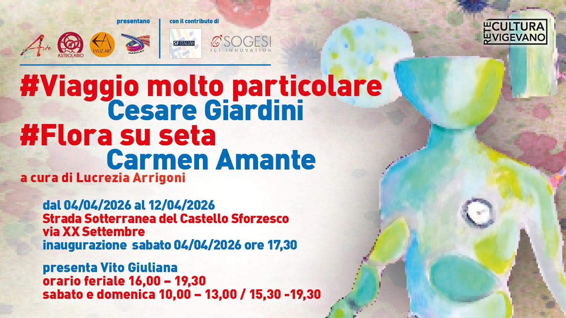 MOSTRA DI CESARE GIARDINI E CARMEN AMANTE