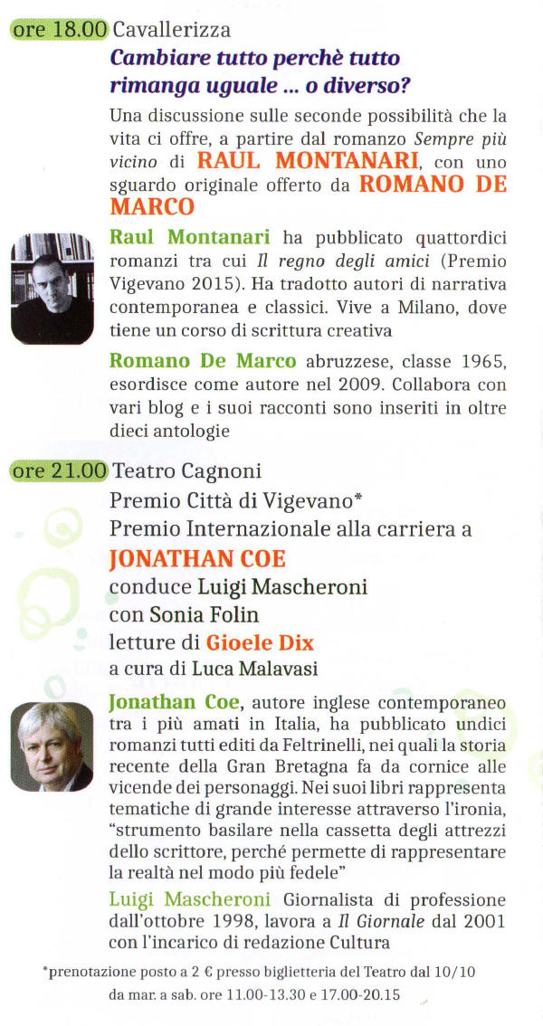 Rassegna Letteraria Vigevano 2017